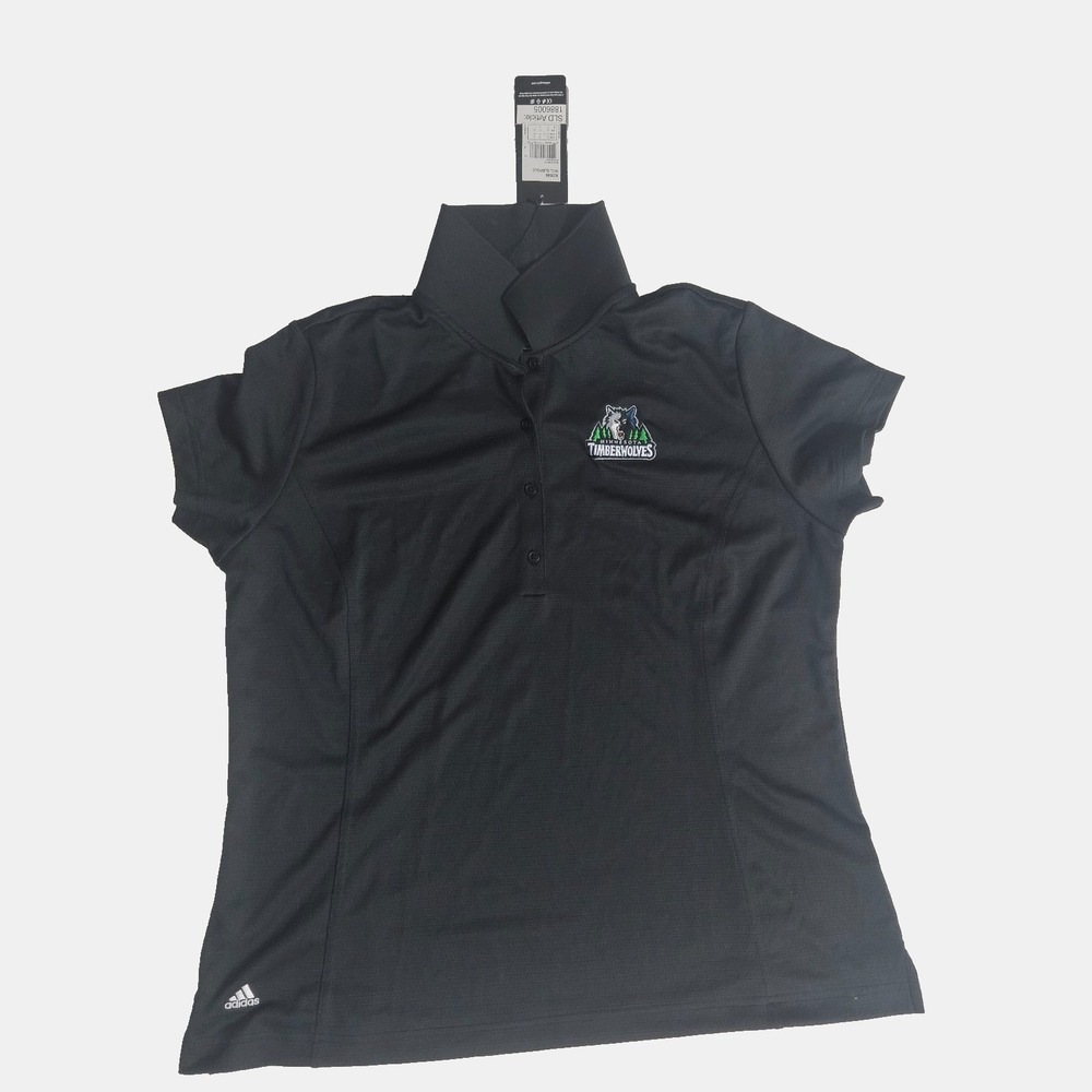 ADIDAS MINNESOTA TIMBERWOLVES WOMEN'S SOLID POLO SHIRT X23056